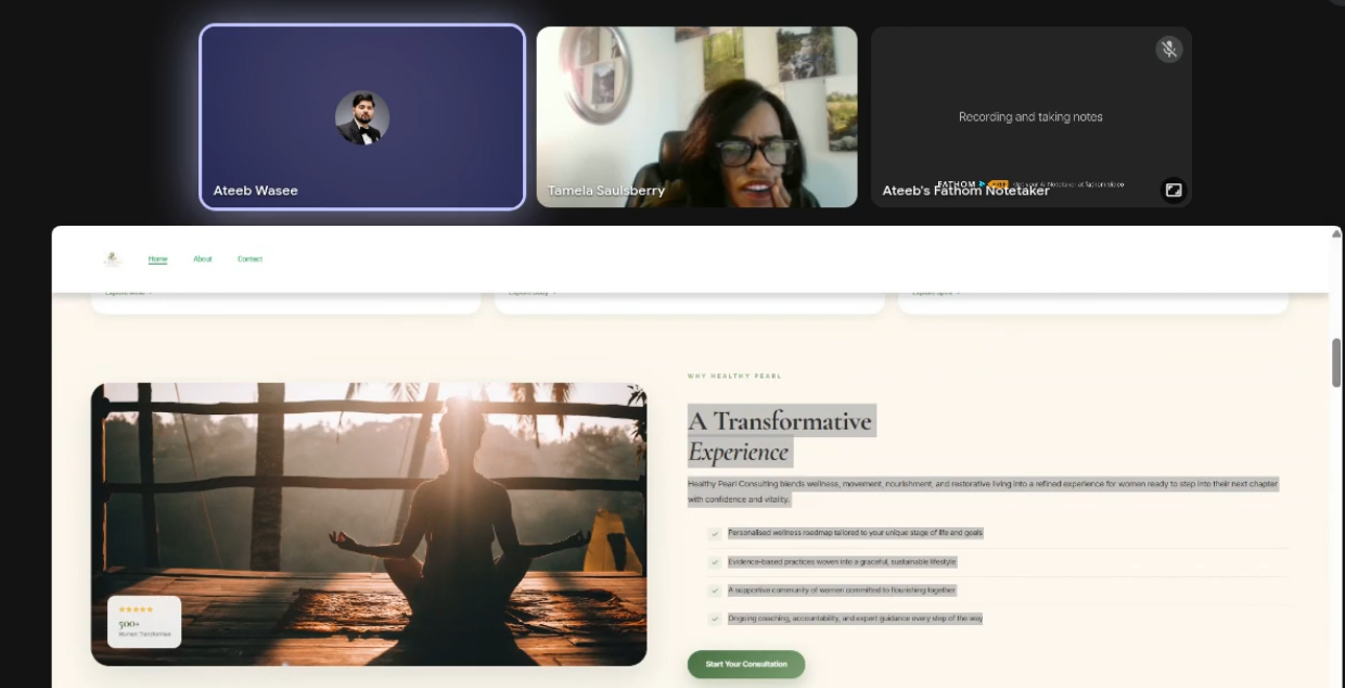 Client Video Call